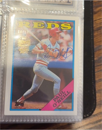 1988 Topps #204 Paul O'Neill — front