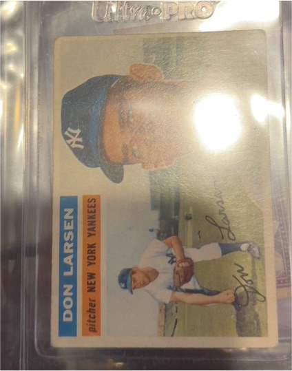 1956 Topps #332 Don Larsen — front