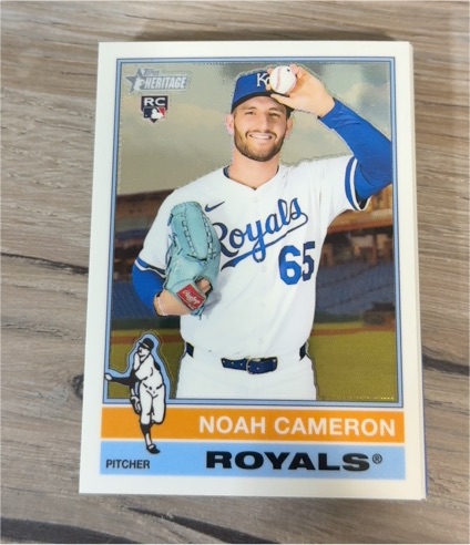 2025 Topps Heritage High Number #625 Noah Cameron — front