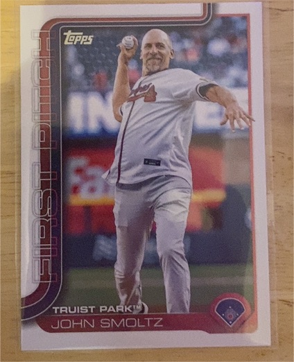 2025 Topps Update #FPU-5 John Smoltz First Pitch — front