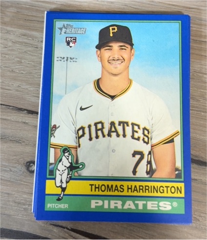 2025 Topps Heritage High Number #664 Thomas Harrington — front