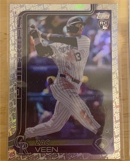 2025 Topps Update #US286 Zac Veen — front