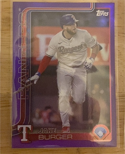 2025 Topps Update #US98 Jake Burger — front
