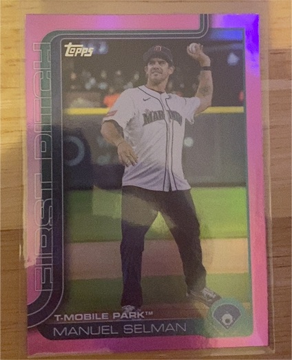 2025 Topps Update #FPU-2 Manuel Selman First Pitch — front