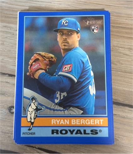 2025 Topps Heritage High Number #537 Ryan Bergert — front