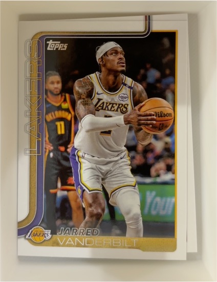 2025-26 Topps #155 Jarred Vanderbilt — front
