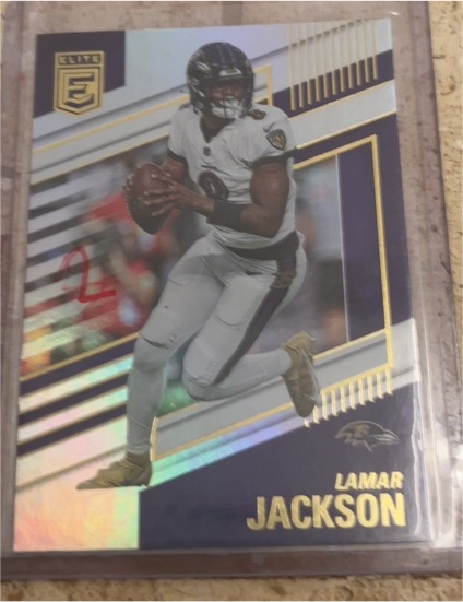 2022 Panini Donruss Elite #13 Lamar Jackson — front