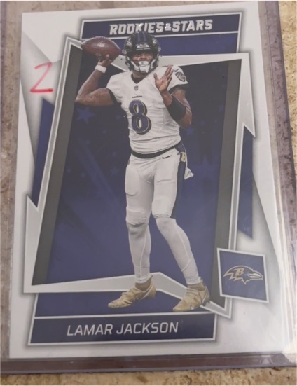 2022 Panini Rookies & Stars #7 Lamar Jackson — front