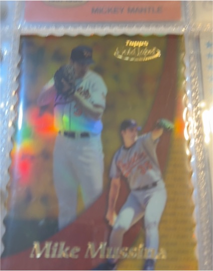 1997 Topps Stadium Club Chrome #TS-1 Mike Mussina — front