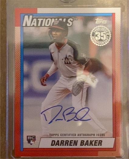 2025 Topps Update 1990 Topps #90B2-DBA Darren Baker — front