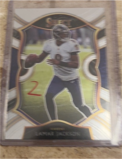 2020 Panini Select #3 Lamar Jackson — front