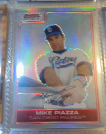 2006 Bowman Chrome #86 Mike Piazza — front