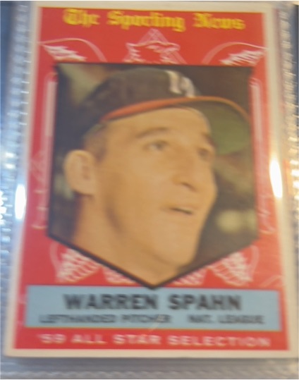 1959 Topps #571 Warren Spahn — front