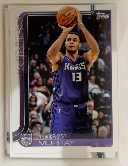 2025-26 Topps #166 Keegan Murray — front