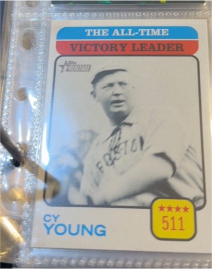 2022 Topps Heritage #472 Cy Young — front