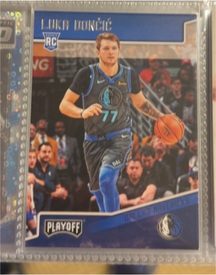 2018-19 Panini Chronicles Playoff #183 Luka Dončić Rookie — front