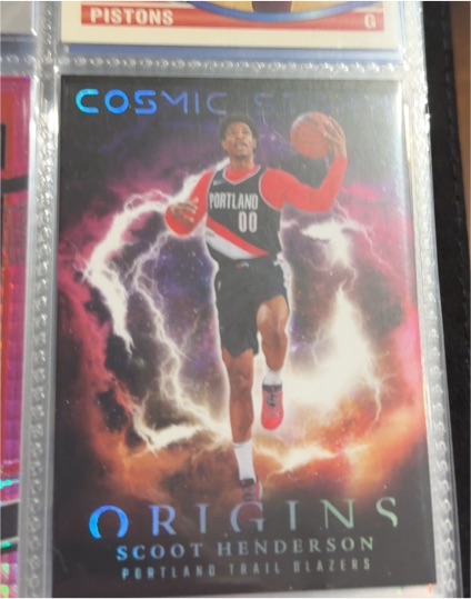 2023-24 Panini Origins #16 Scoot Henderson Cosmic Storm — front