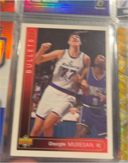 1993-94 Upper Deck #383 Gheorghe Muresan RC — front