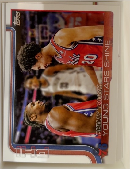 2025-26 Topps #275 Philly Tough: Young Stars Shine Jared McCain — front