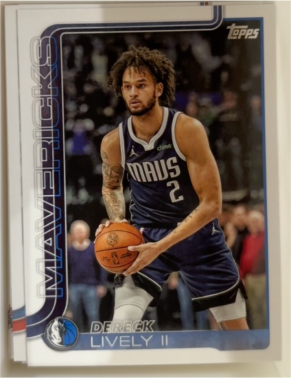2025-26 Topps #172 Dereck Lively II — front
