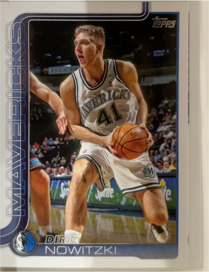 2025-26 Topps #252 Dirk Nowitzki Dallas Mavericks — front