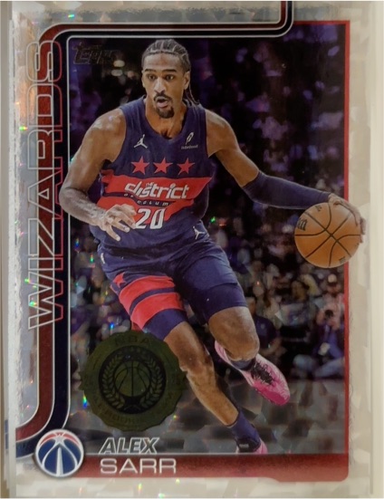 2025-26 Topps #96 Alex Sarr — front