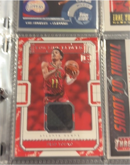 2018-19 Panini Cornerstones Building Blocks #BB-TY Trae Young — front