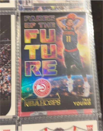 2018-19 Panini NBA Hoops Faces of the Future #5 Trae Young — front