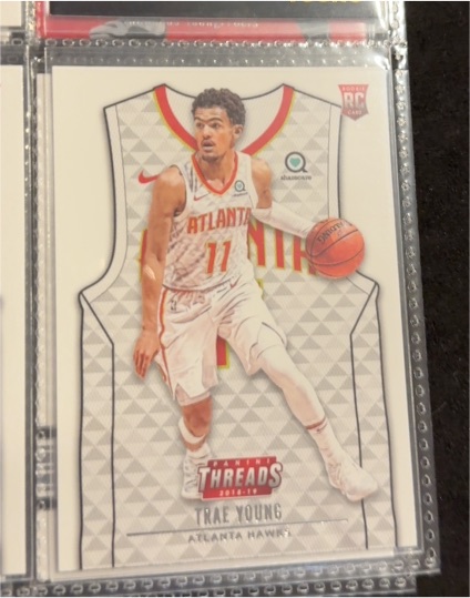 2018-19 Panini Threads #103 Trae Young — front