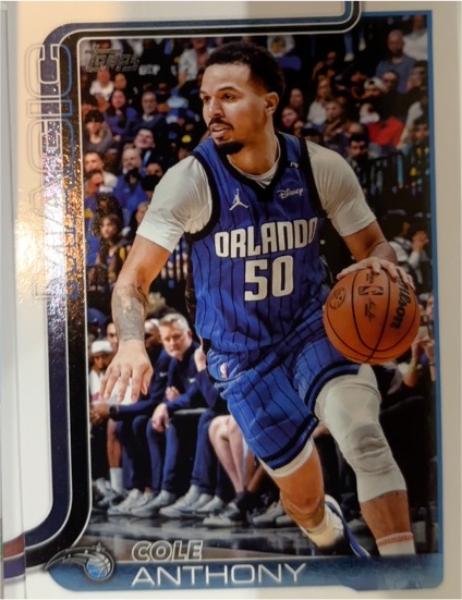 2025-26 Topps #91 Cole Anthony — front