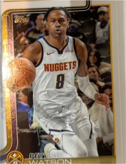 2025-26 Topps #106 Peyton Watson — front