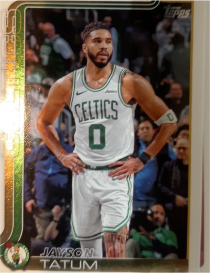2025-26 Topps #1 Jayson Tatum — front
