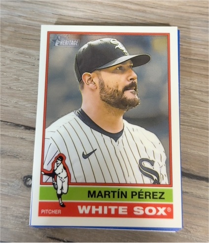 2025 Topps Heritage #576 Martín Pérez — front