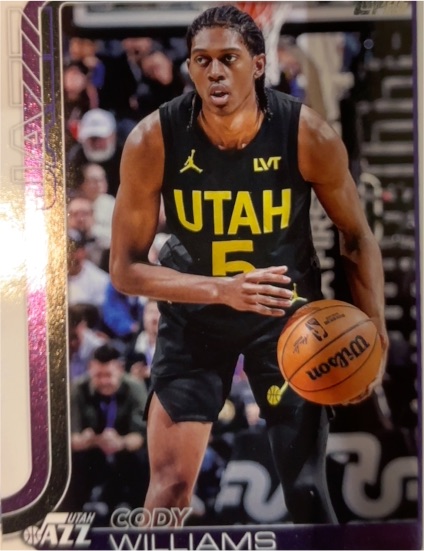 2025-26 Topps #130 Cody Williams — front