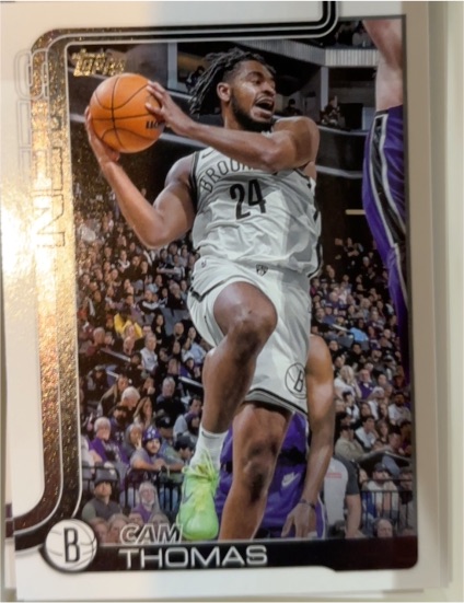 2025-26 Topps #11 Cam Thomas — front