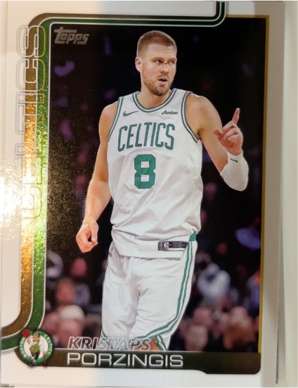 2025-26 Topps #3 Kristaps Porzingis — front