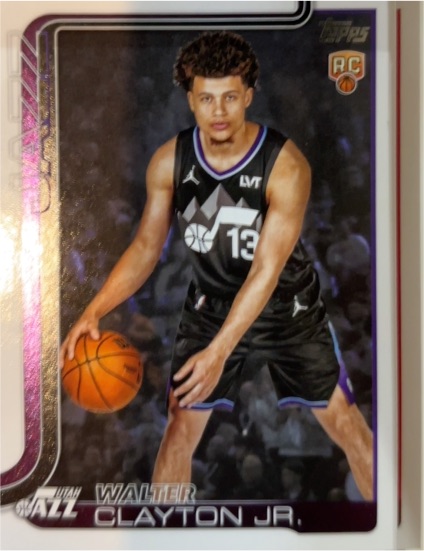 2025-26 Topps #218 Walter Clayton Jr. — front