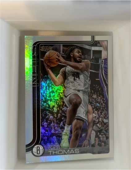 2025-26 Topps #11 Cam Thomas — front