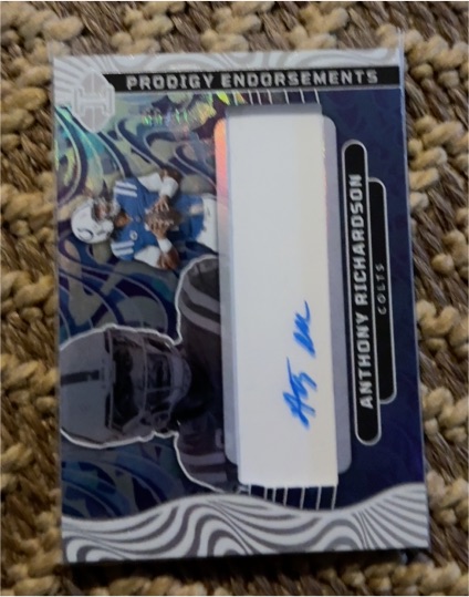 2024 Panini Illusions Prodigy Endorsements #PE-AR Anthony Richardson — front