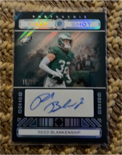 2024 Panini Photogenic Snap Shot Auto Reed Blankenship — front