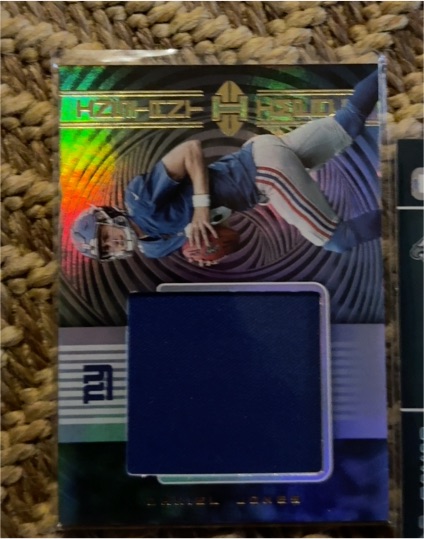2019 Panini Illusions Instant Impact Jerseys #7 Daniel Jones — front