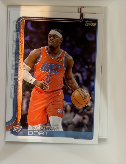 2025-26 Topps #117 Luguentz Dort — front