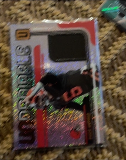 2024 Panini Contenders #RTS-MPJ Michael Penix Jr Rookie Ticket Swatch — front