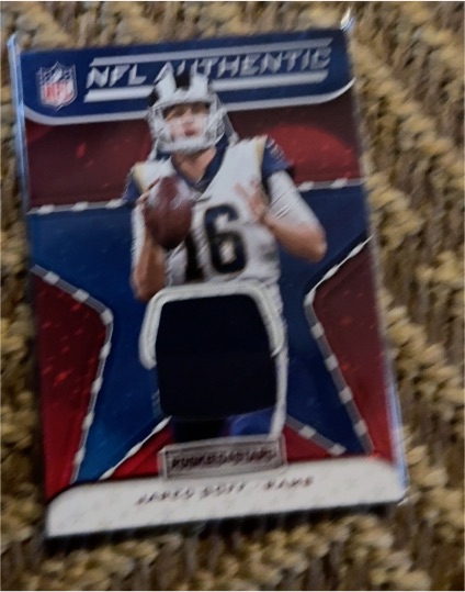 2019 Panini Rookies & Stars NFL Authentic #NA-JG Jarred Goff — front
