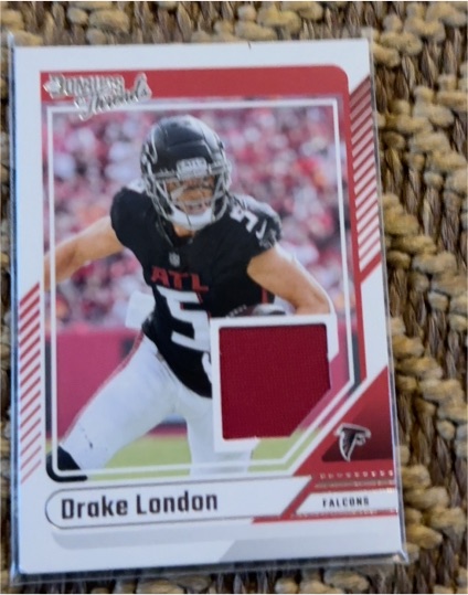 2024 Panini Donruss Threads #DTH-DLO Drake London — front
