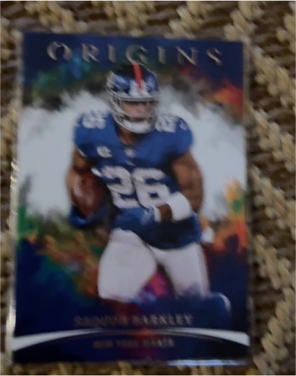 2021 Panini Origins #75 Saquon Barkley — front