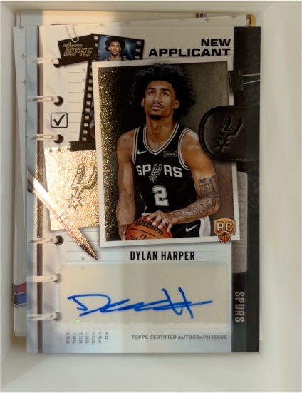 2025-26 Topps New Applicants Autographs #NA-DH Dylan Harper — front