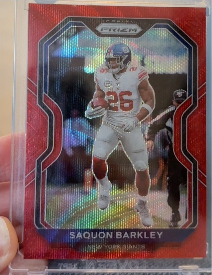 2020 Panini Prizm #160 Saquon Barkley — front