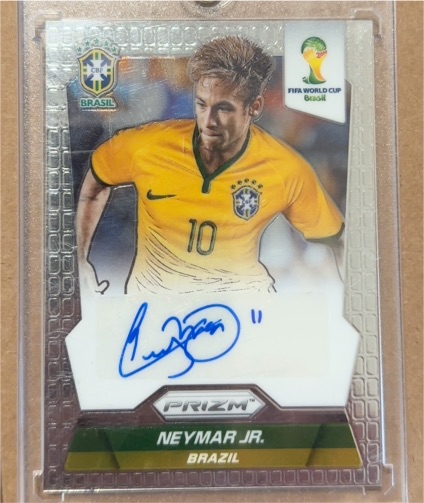2014 Panini Prizm World Cup Signatures #SNE Neymar Jr. — front