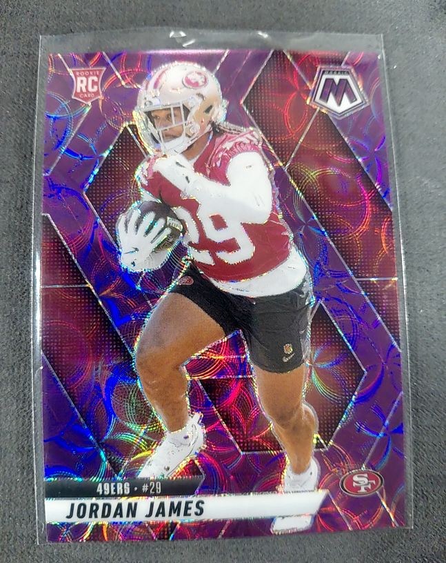 2025 Panini Mosaic #370 Jordan James — front